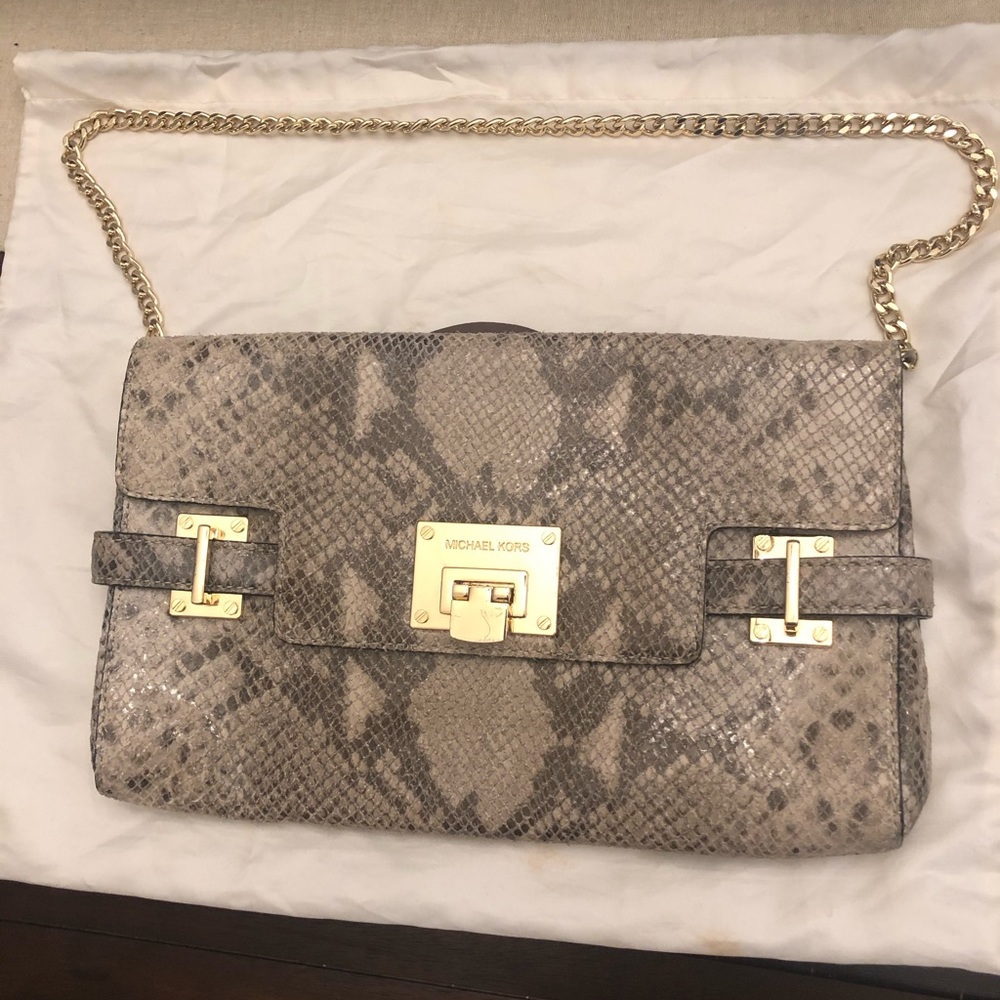 Michael Kors snakeprint bag
